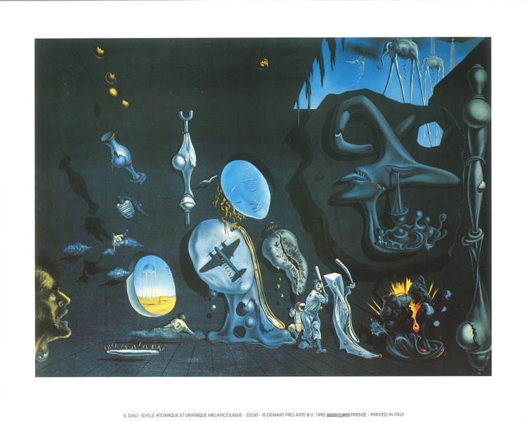 Stampa d'arte Melancholy: Atomic Uranic Idyll, 1945