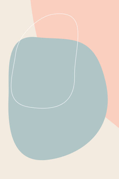 Levně Plakát, Obraz - Abstract Minimalist Design Pattern background Template, vanillamilk, 26.7 × 40 cm