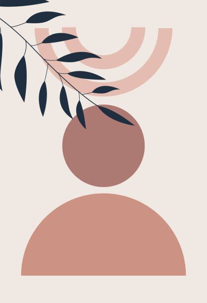 Levně Plakát, Obraz - Geometric poster. Abstract prints and wall decor., Maria Lapteva, 26.7 × 40 cm