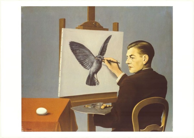 Kunstdruck Clairvoyance (Self Portrait), 1936