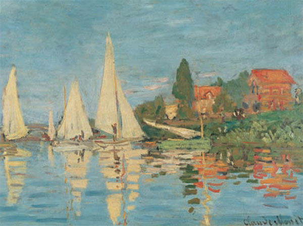 Umělecký tisk Regaty v Argenteuil