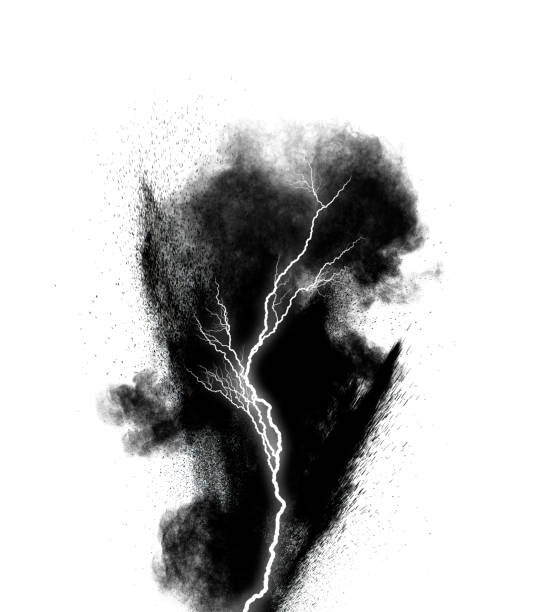 Levně Plakát, Obraz - Electric explosion of smoke and fire, Jose A. Bernat Bacete, 40 × 40 cm