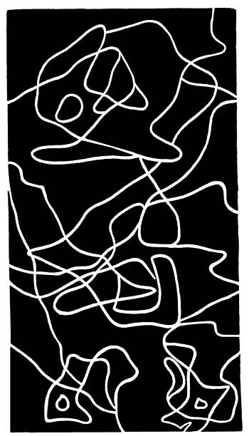 Levně Plakát, Obraz - Squiggle Pattern, CSA Images, 22.2 × 40 cm
