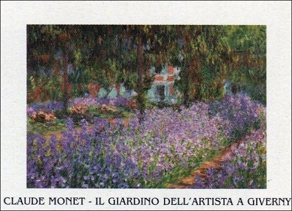 Umělecký tisk Monetova zahrada v Giverny, 1900