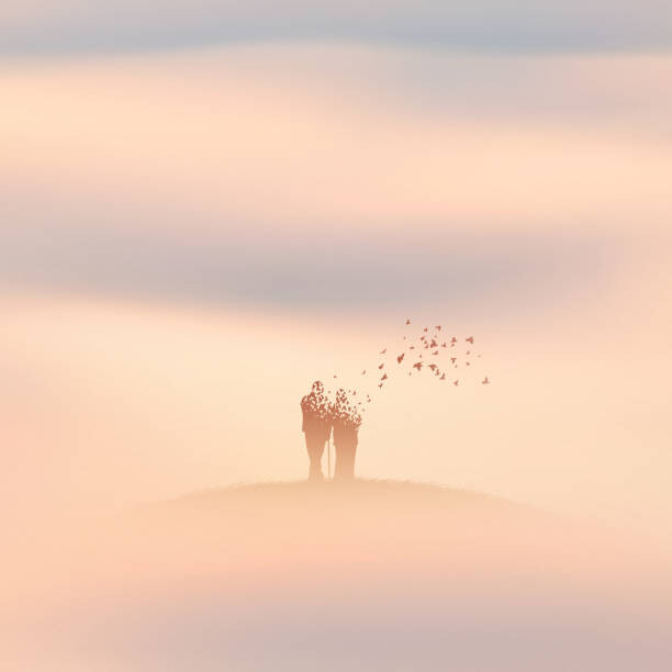 Levně Plakát, Obraz - People in heaven, arvitalya, 40 × 40 cm