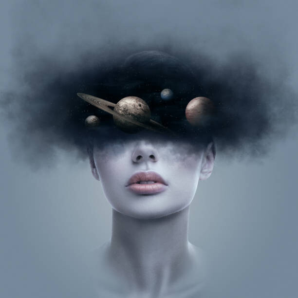 Levně Plakát, Obraz - Fantasy art portrait of young woman, Avesun, 40 × 40 cm