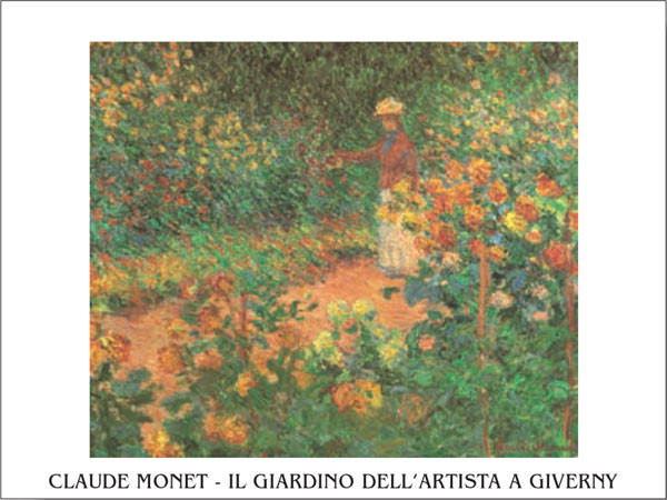 Umělecký tisk Monetova zahrada v Giverny, 1900