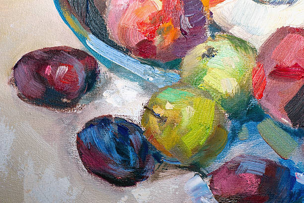 Levně Plakát, Obraz - Texture painting oil painting on canvas,, KoliadzynskaIryna, 40 × 26.7 cm