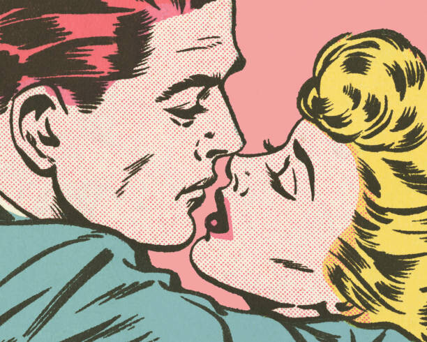 Levně Plakát, Obraz - Couple Kissing, CSA-Printstock, 40 × 30 cm