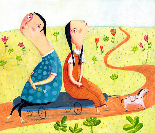 Levně Plakát, Obraz - Romantic trip, Jenny Meilihove, 40 × 34.4 cm