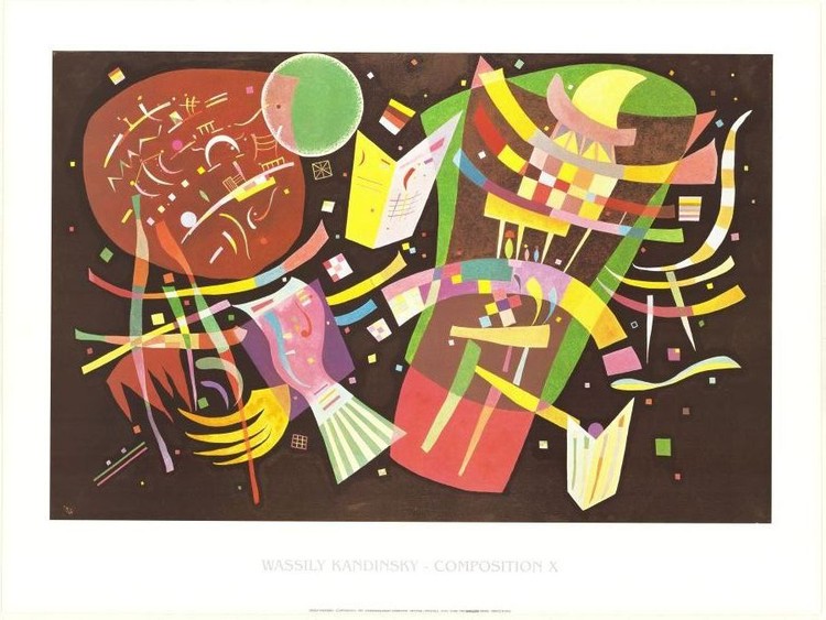 Művészeti nyomat Composition X