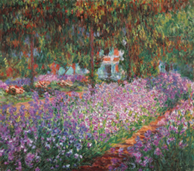 Umělecký tisk Monetova zahrada v Giverny, 1900