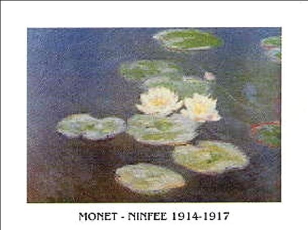 Art Print Water Lilies, 1914-1917