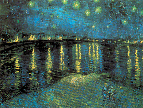 Stampa d'arte Starry Night Over the Rhone, 1888