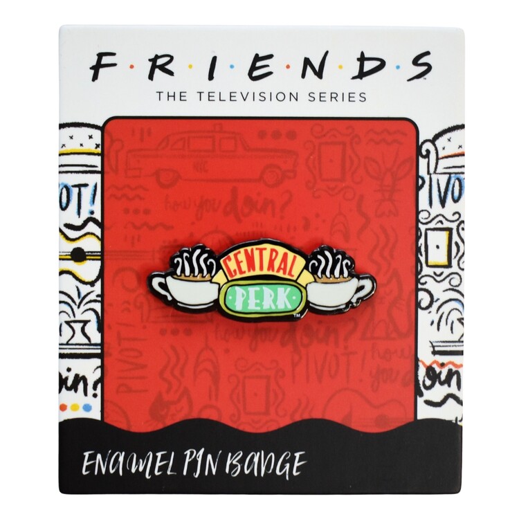 Placka Přátelé - Central Perk, 8 x 10,5 cm