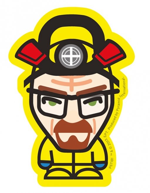 Sticker Breaking Bad - Heisenberg yellow