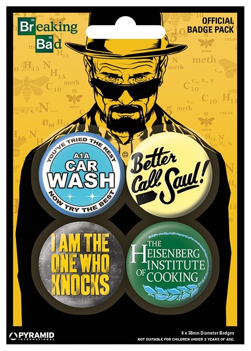 Ansteckerset Breaking Bad - A1A Car Wash