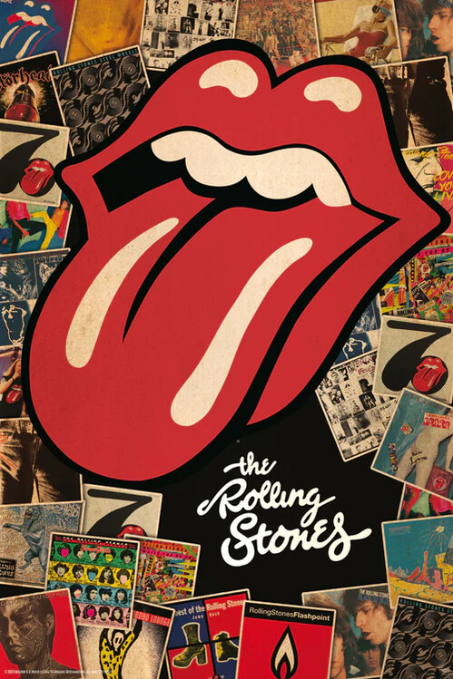 Plakát, Obraz - The Rolling Stones - Collage, 61x91.5 cm