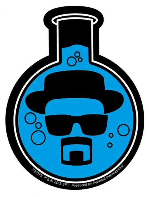 Klistremerker Breaking Bad - Flask
