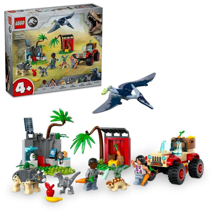 LEGO Jurský Svět - Záchranářské středisko pro dinosauří mláďata 76963