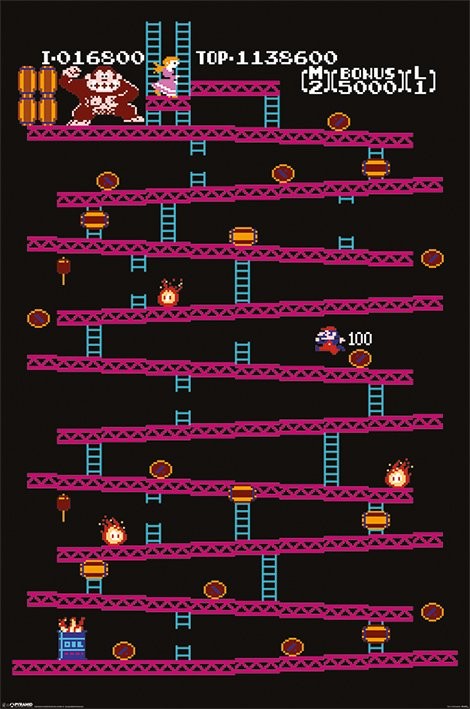 Poster Donkey Kong - NES
