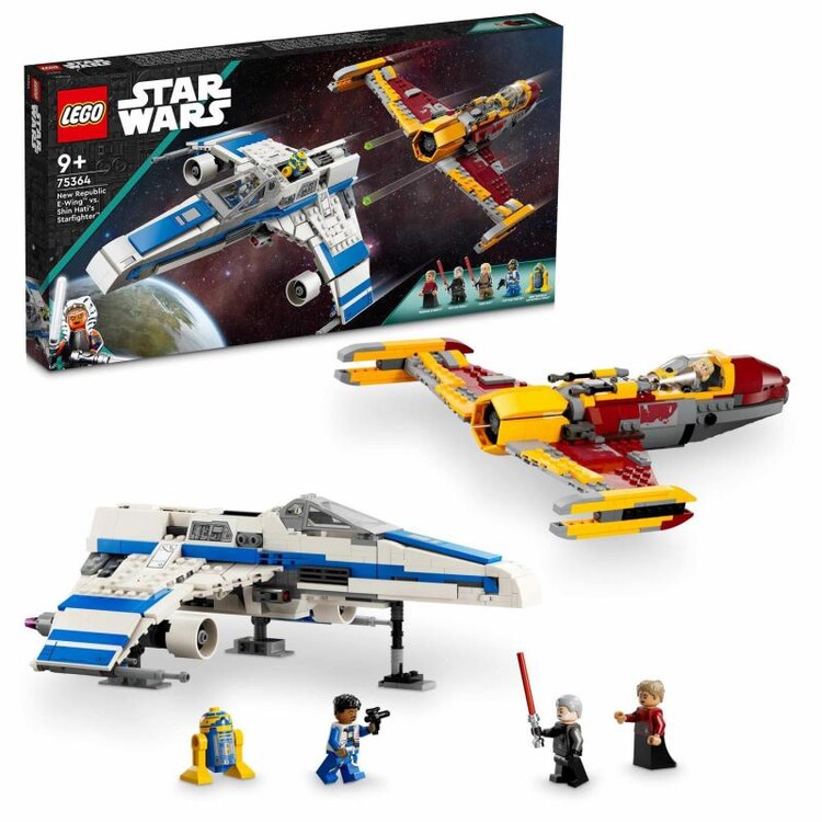 LEGO Star Wars - Stíhačka E-wing™ Nové republiky vs. stíhačka Shin Hati 75364