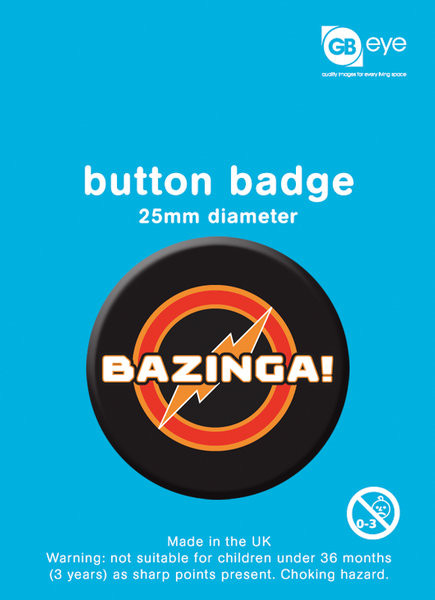 Button The Big Bang Theory - Bazinga