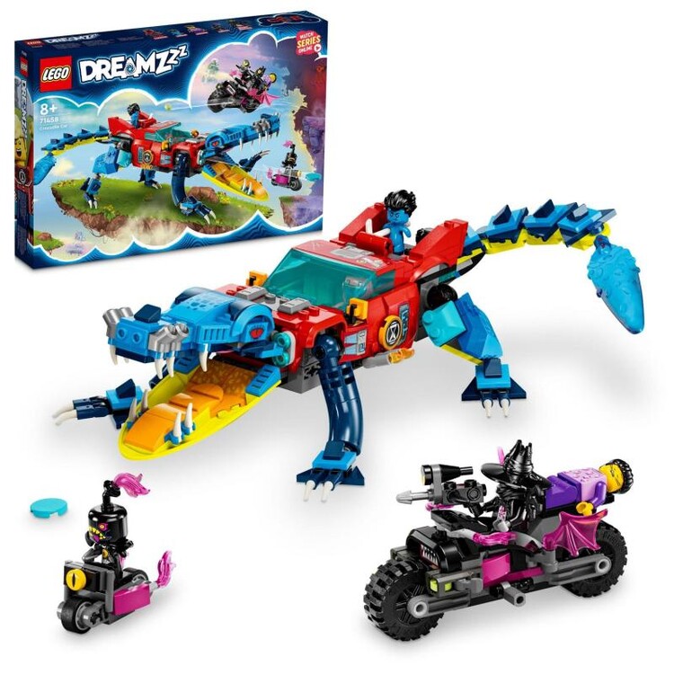 LEGO Dreams - Krokodýlí auto 71458, 38,2 x 26,2 x 5,65 cm