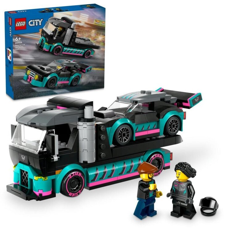 LEGO City - Kamión se závodním autem 60406