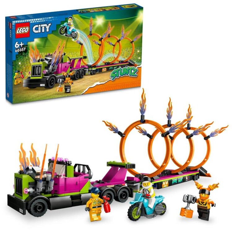 LEGO City - Tahač s ohnivými kruhy 60357