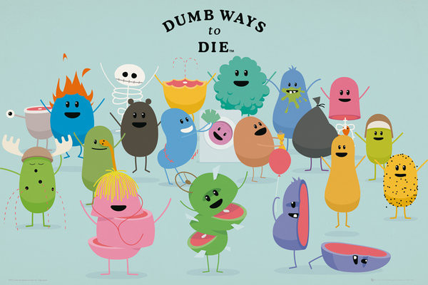 Poster Dumb Ways to Die - Characters