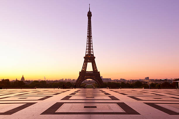 Levně Plakát, Obraz - Esplanade du Trocadero, Paris, Sylvain Sonnet, 40 × 26.7 cm