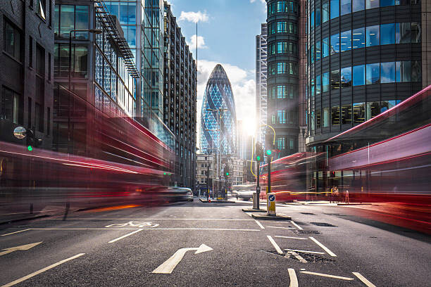 Levně Plakát, Obraz - Financial district of London, xavierarnau, 40 × 26.7 cm