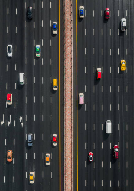 Fotografie Aerial view of a variety of, Abstract Aerial Art, 26.7 × 40 cm