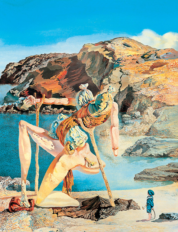 Umělecký tisk Le spectre des sex appeal, Salvador Dalí, 50x70 cm