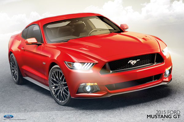 Plakát Ford - Mustang GT 2016