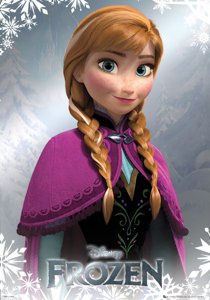 Poster Frozen - Anna | Postere de perete | 3+1 GRATIS | Europosters