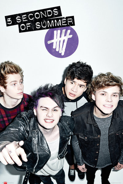 Plakát 5 Seconds of Summer - Single Cover | Obraz na zeď | 3+1