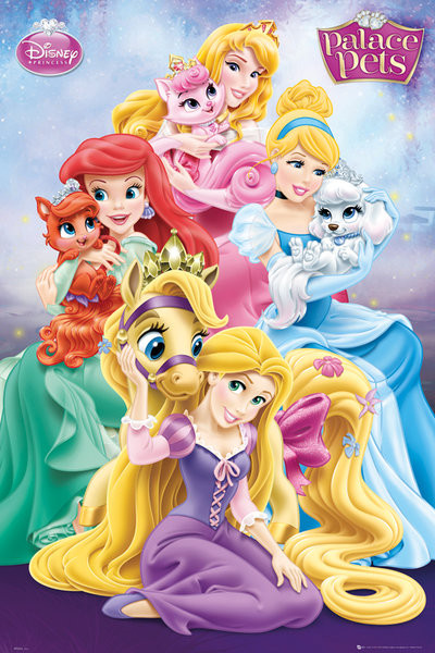 Poster Disney Princess Palace Pets - Group