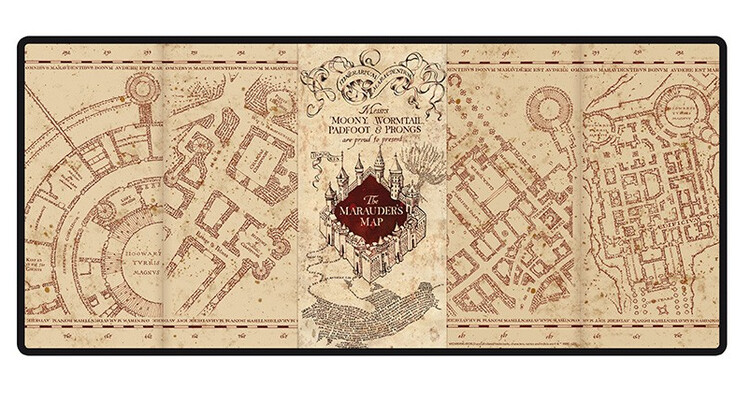 Podložka pod myš Harry Potter - The marauder's Map