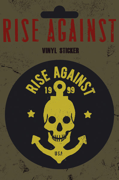 Samolepky Rise Against - Skull Anchor