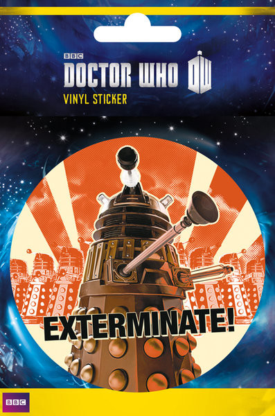 Samolepky Doctor Who - Exterminate