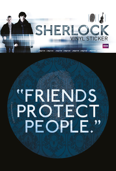 Stickers Sherlock - Friends Protect People