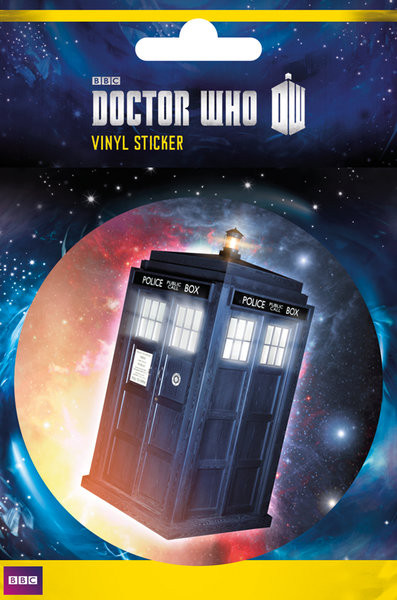 Samolepky Doctor Who - Tardis