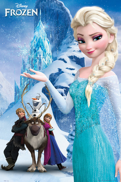 Poster, Quadro Frozen: Il regno di ghiaccio Mountain Poster