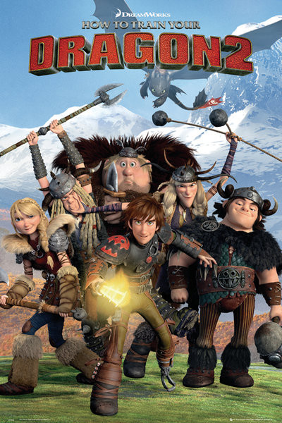 Poster Dragon Trainer 2 - Cast