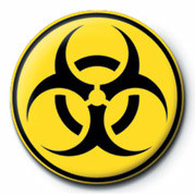 Kitűző Biohazard