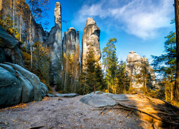 Levně Plakát, Obraz - National Park Adrspach-Teplice Rocktown, ewg3D, 40 × 30 cm