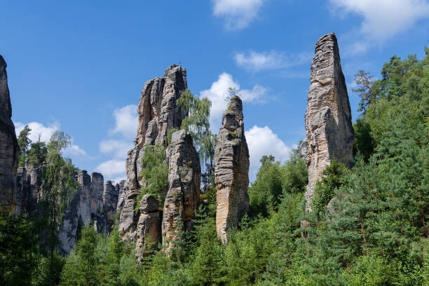 Levně Plakát, Obraz - Prachov Rocks near Jicin, Hradec Kralove,, SilvanBachmann, 40 × 26.7 cm