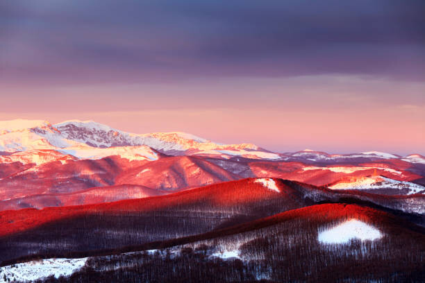 Levně Plakát, Obraz - Balkan Mountains, Bulgaria - December 2012:, Evgeni Dinev Photography, 40 × 26.7 cm